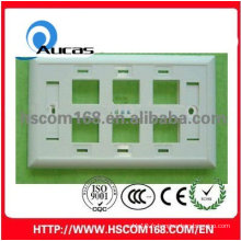 Rj11 rj45 Six ports Face Plate